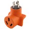 Ac Works Plug Adapter, 10-50R, L14-30P, 10-50P, L14-30P, 0 ft., Orange WDL14301050 - alternate 1